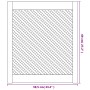 Gittertüren für Schrank, 2 Stück, Kiefernholz, 59,5x69 cm. von , Schranktüren - Ref: Foro24-372795, Preis: 80,77 €, Rabatt: %