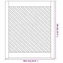Puertas de armario entramado 2 uds madera pino 59,5x69 cm de , Puertas de armarios - Ref: Foro24-372795, Precio: 79,01 €, Des...