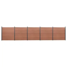 Braunes WPC-Zaunpaneel-Set 872x186 cm von , Zaunpaneele - Ref: Foro24-3211834, Preis: 1,00 €, Rabatt: %
