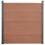 Juego de paneles de valla WPC marrón 872x186 cm by , fence panels - Ref: Foro24-3211834, Price: 1,00 €, Discount: %