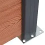 Juego de paneles de valla WPC marrón 872x186 cm by , fence panels - Ref: Foro24-3211834, Price: 1,00 €, Discount: %