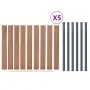 Juego de paneles de valla WPC marrón 872x186 cm by , fence panels - Ref: Foro24-3211834, Price: 1,00 €, Discount: %