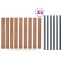 Juego de paneles de valla WPC marrón 872x186 cm by , fence panels - Ref: Foro24-3211834, Price: 1,00 €, Discount: %