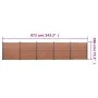 Juego de paneles de valla WPC marrón 872x186 cm by , fence panels - Ref: Foro24-3211834, Price: 1,00 €, Discount: %