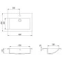 Black granite sink 600x450x120 mm by vidaXL, Sinks - Ref: Foro24-142962, Price: 110,57 €, Discount: %