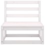 4-teiliges Garten-Lounge-Set aus weißem massivem Kiefernholz von , Gartensets - Ref: Foro24-3075260, Preis: 256,00 €, Rabatt: %