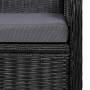 Gartenstühle mit Kissen, 2 Stück, schwarzes synthetisches Rattan von vidaXL, Gartenstühle - Ref: Foro24-44146, Preis: 268,73 ...