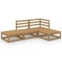 Gartenmöbel 4 Stück honigbraunes massives Kiefernholz von , Gartensets - Ref: Foro24-3075477, Preis: 271,19 €, Rabatt: %