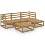 Gartenmöbel 5 Stück honigbraunes massives Kiefernholz von , Gartensets - Ref: Foro24-3075532, Preis: 351,93 €, Rabatt: %