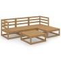 Gartenmöbel 5 Stück honigbraunes massives Kiefernholz von , Gartensets - Ref: Foro24-3075532, Preis: 357,00 €, Rabatt: %