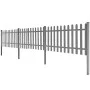 Garden fence with 3 WPC posts 600x60 cm pieces by vidaXL, fenced with pickets - Ref: Foro24-42826, Price: 304,97 €, Discount: %