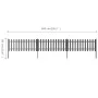 Garden fence with 3 WPC posts 600x60 cm pieces by vidaXL, fenced with pickets - Ref: Foro24-42826, Price: 304,97 €, Discount: %