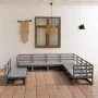 Gartenmöbel-Set 9-teilig, graues massives Kiefernholz von , Gartensets - Ref: Foro24-3075856, Preis: 643,01 €, Rabatt: %