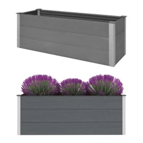 Graues WPC-Blumenbeet 150x50x54 cm von vidaXL, Töpfe und Pflanzgefäße - Ref: Foro24-43607, Preis: 268,09 €, Rabatt: %