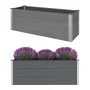 Arriate de WPC gris 150x50x54 cm de vidaXL, Maceteros y jardineras - Ref: Foro24-43607, Precio: 291,84 €, Descuento: %