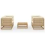 5-piece garden furniture set with solid pine wood cushions by , Garden sets - Ref: Foro24-3076307, Price: 570,70 €, Discount: %