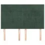 Kopfteile 4 Einheiten dunkelgrüner Samt 72x5x78/88 cm von , Kopf- und Fußteile - Ref: Foro24-3116383, Preis: 113,26 €, Rabatt: %