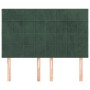 Kopfteile 4 Einheiten dunkelgrüner Samt 72x5x78/88 cm von , Kopf- und Fußteile - Ref: Foro24-3116383, Preis: 94,89 €, Rabatt: %