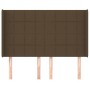 Headboard with light gray fabric ears 147x16x118/128 cm by , Headboards and footboards - Ref: Foro24-3119581, Price: 116,98 €...