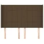 Headboard with light gray fabric ears 147x16x118/128 cm by , Headboards and footboards - Ref: Foro24-3119581, Price: 126,19 €...