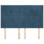 Kopfteil mit dunkelblauen Samtohren 147x16x118/128 cm von , Kopf- und Fußteile - Ref: Foro24-3119632, Preis: 109,19 €, Rabatt: %