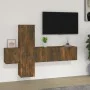 TV-Möbelset 3-teilig aus geräuchertem Eichensperrholz von , TV-Möbel - Ref: Foro24-3120227, Preis: 106,20 €, Rabatt: %