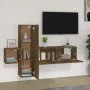 TV-Möbelset 3-teilig aus geräuchertem Eichensperrholz von , TV-Möbel - Ref: Foro24-3120227, Preis: 106,20 €, Rabatt: %