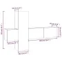 TV-Möbelset 3-teilig aus geräuchertem Eichensperrholz von , TV-Möbel - Ref: Foro24-3120227, Preis: 106,20 €, Rabatt: %