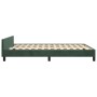 Dunkelgrüner Samtbettrahmen mit Kopfteil 140x190 cm von , Betten und Lattenroste - Ref: Foro24-3125754, Preis: 203,66 €, Raba...