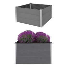 Graues WPC-Blumenbeet 100x100x54 cm von vidaXL, Töpfe und Pflanzgefäße - Ref: Foro24-43605, Preis: 205,48 €, Rabatt: %