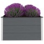 Graues WPC-Blumenbeet 100x100x54 cm von vidaXL, Töpfe und Pflanzgefäße - Ref: Foro24-43605, Preis: 177,88 €, Rabatt: %