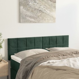 Kopfteile 2 Einheiten dunkelgrüner Samt 72x5x78/88 cm von , Kopf- und Fußteile - Ref: Foro24-346057, Preis: 51,68 €, Rabatt: %