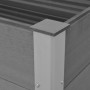 Gray WPC flower bed 100x100x54 cm by vidaXL, Pots and planters - Ref: Foro24-43605, Price: 164,83 €, Discount: %
