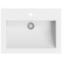 Weißes Granitwaschbecken 600x450x120 mm von vidaXL, Sinkt - Ref: Foro24-142964, Preis: 159,96 €, Rabatt: %