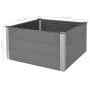 Arriate de WPC gris 100x100x54 cm de vidaXL, Maceteros y jardineras - Ref: Foro24-43605, Precio: 196,52 €, Descuento: %