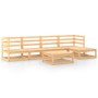 Garden furniture set 6 pieces solid pine wood by , Garden sets - Ref: Foro24-3075539, Price: 356,77 €, Discount: %