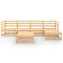 Garden furniture set 6 pieces solid pine wood by , Garden sets - Ref: Foro24-3075539, Price: 341,00 €, Discount: %