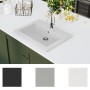 Weißes Granitwaschbecken 600x450x120 mm von vidaXL, Sinkt - Ref: Foro24-142964, Preis: 159,96 €, Rabatt: %