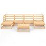 Gartenmöbel-Set 7-teilig aus massivem Kiefernholz von , Gartensets - Ref: Foro24-3076069, Preis: 410,08 €, Rabatt: %
