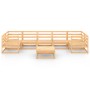 Juego de muebles de jardín 8 piezas madera maciza de pino de , Conjuntos de jardín - Ref: Foro24-3076254, Precio: 456,96 €, D...