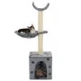Cat scratching post with sisal post 105 cm gray footprints by , Cat furniture - Ref: Foro24-170624, Price: 35,73 €, Discount: %