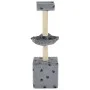 Cat scratching post with sisal post 105 cm gray footprints by , Cat furniture - Ref: Foro24-170624, Price: 35,73 €, Discount: %