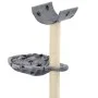 Cat scratching post with sisal post 105 cm gray footprints by , Cat furniture - Ref: Foro24-170624, Price: 35,73 €, Discount: %