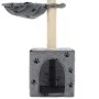 Cat scratching post with sisal post 105 cm gray footprints by , Cat furniture - Ref: Foro24-170624, Price: 35,73 €, Discount: %