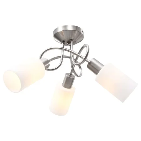 Ceiling lamp with white cone ceramic lampshades 3 E14 bulbs by , ceiling lights - Ref: Foro24-289229, Price: 34,15 €, Discoun...