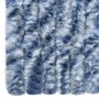 Blue and white chenille mosquito net curtain 56x200 cm by , Mosquito nets for windows - Ref: Foro24-315126, Price: 32,25 €, D...