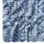 Blue and white chenille mosquito net curtain 56x200 cm by , Mosquito nets for windows - Ref: Foro24-315126, Price: 36,66 €, D...