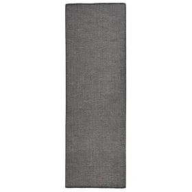 Alfombra de exterior de tejido plano gris 80x250 cm de , Alfombras - Ref: Foro24-340772, Precio: 40,67 €, Descuento: %