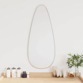 Espejo de pared plateado 70x30 cm