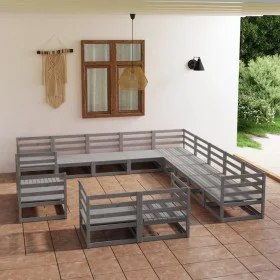 Garden furniture set 13 pieces solid pine wood by , Garden sets - Ref: Foro24-3075966, Price: 857,49 €, Discount: %